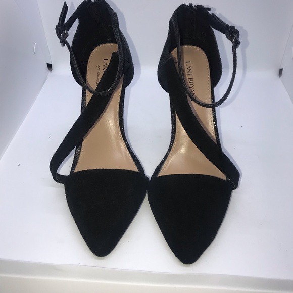 LANE BRYANT LEATHER COLLECTION STRAP HEELS Sz 10 - Picture 8 of 8